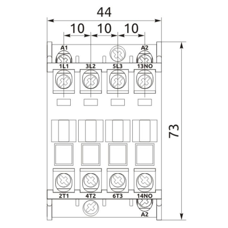 Контактор Promfactor FC-1/18А 1NO AC36В (FC10018036)