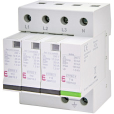 Обмежувач перенапруги ETI 002442908 ETITEC V T12 280/12.5 (3+1)
