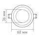 Светильник Maxus SDL 3Вт 4100K (1-SDL-011-01)