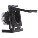 Розетка Berker Q.x 47516086 с защитой контактов с заземлением и с крышкой (антрацит)