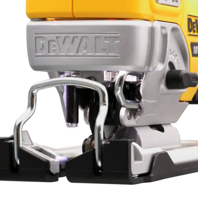 Безщітковий акумуляторний електролобзик DeWALT DCS334NT 18В