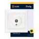 ТВ розетка Elcor Emily 9215 (211585) (білий)