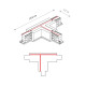 З'єднувач Nowodvorski 8704 CTLS Power T Connector Right 2 T-R2 IP20 чорний
