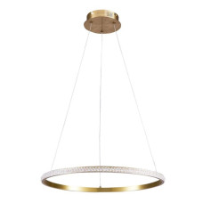 Подвесной светильник Goldlux 338204 Diana LED 1x25W 4000K 3400Lm IP20 золотой