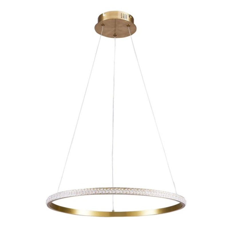 Подвесной светильник Goldlux 338204 Diana LED 1x25W 4000K 3400Lm IP20 золотой