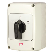 Кулачковый переключатель в корпусе ETI 004773198 CS 32 53 PNG (3p «1-0-2» IP65 32A)