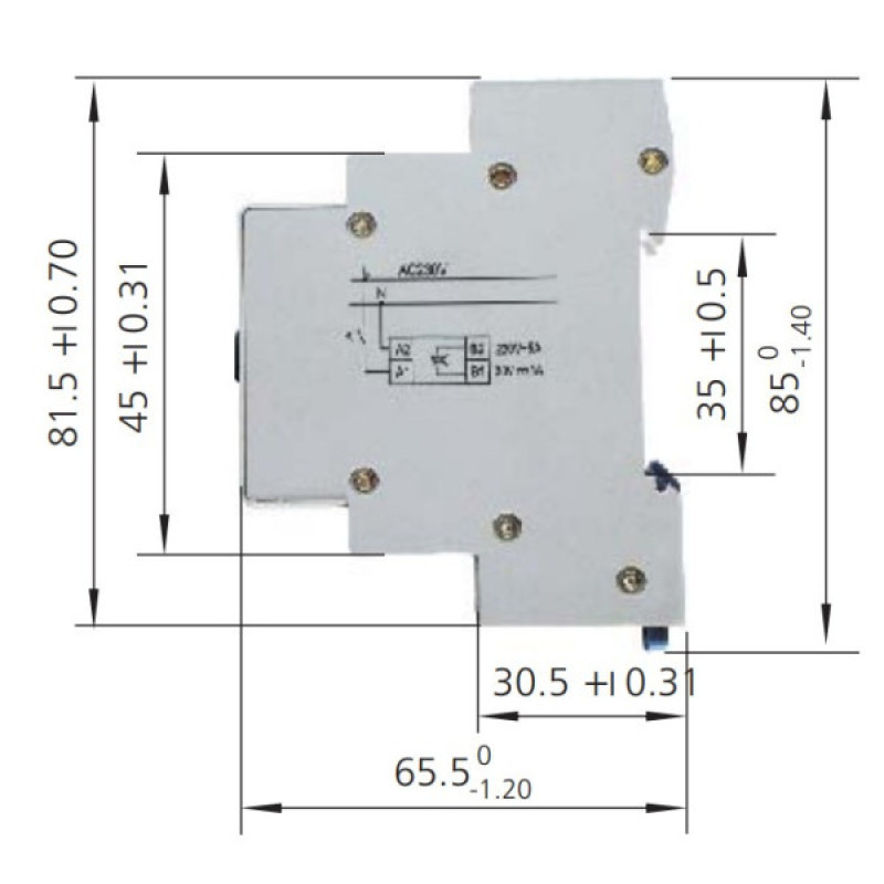 Реле времени задержки Chint NTE8-A AC 24В 1NO 48с-480с на выключение (258365)