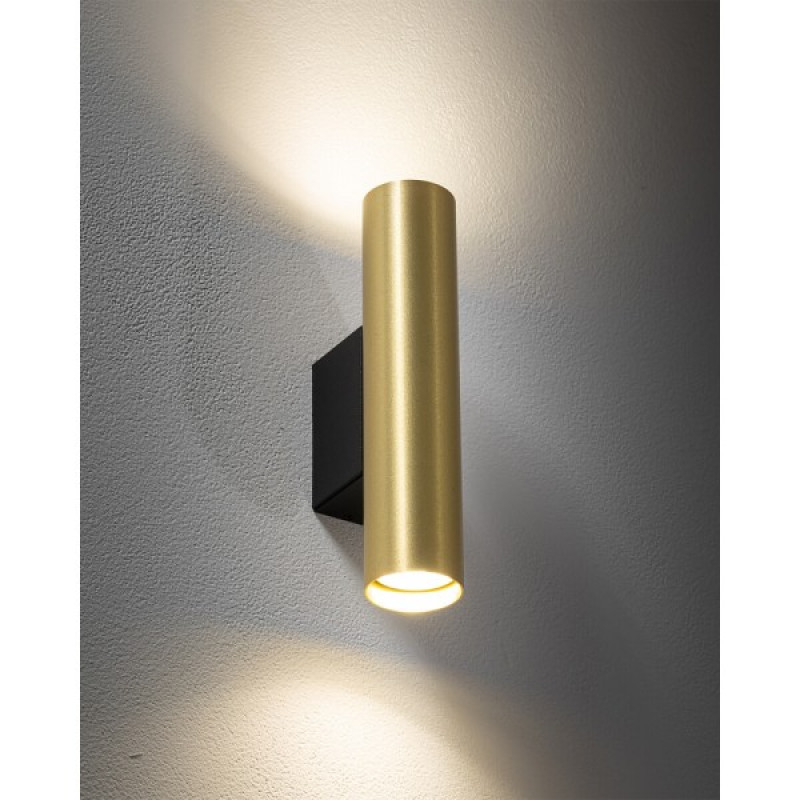 Бра, настінний світильник Nowodvorski 10754 Fourty Wall M GU10 2x10W IP20 латунний