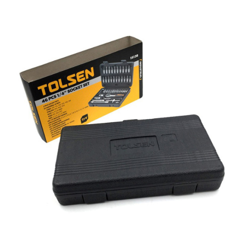 Набор торцевых головок Tolsen (15138) 1/4" (46шт) «Профи»