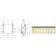 Предохранитель ETI 004331215 M00UQU-N/160A/690V aR (50kA)