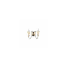 Бра, настенный светильник Ideal Lux 140599 Strauss E14 2x40W IP20 золотой