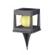 Уличный светильник на солнечной батарее Goldlux 329486 Cubo LED 4000K IP44 черный