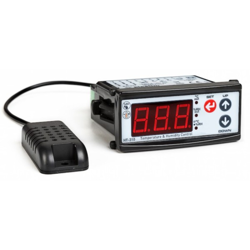 Терморегулятор гигростат Tense HT-310+NT-310 -20+80°C 5...95%RH для контроля температуры и влажности