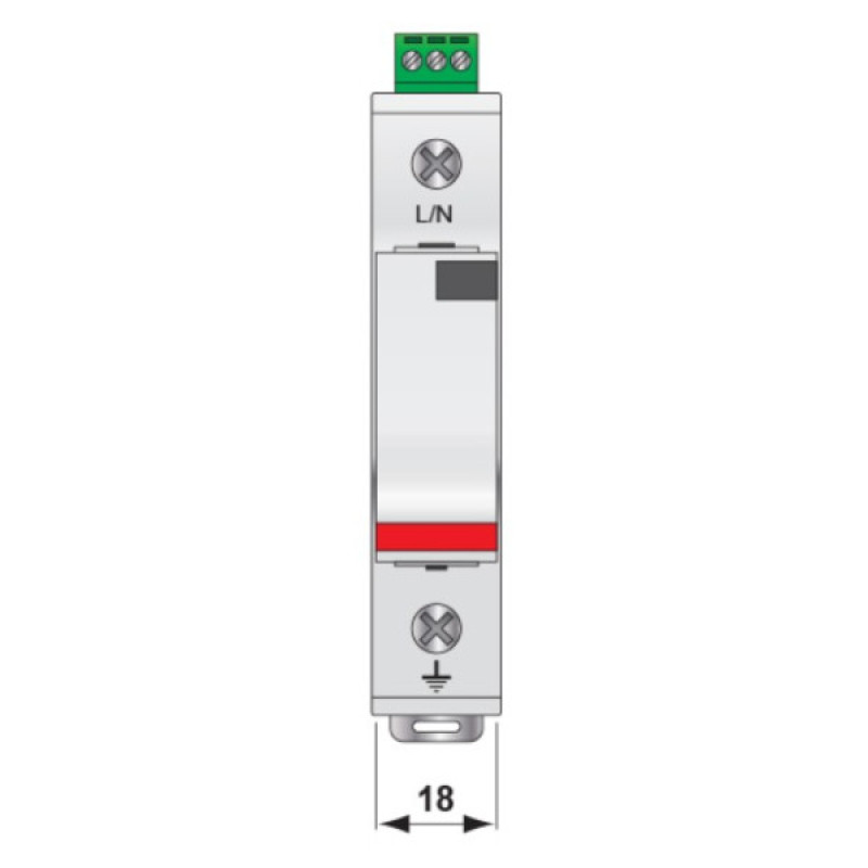 Ограничитель перенапряжения ETI 002442958 ETITEC V T2 255/20 (1+0) RC