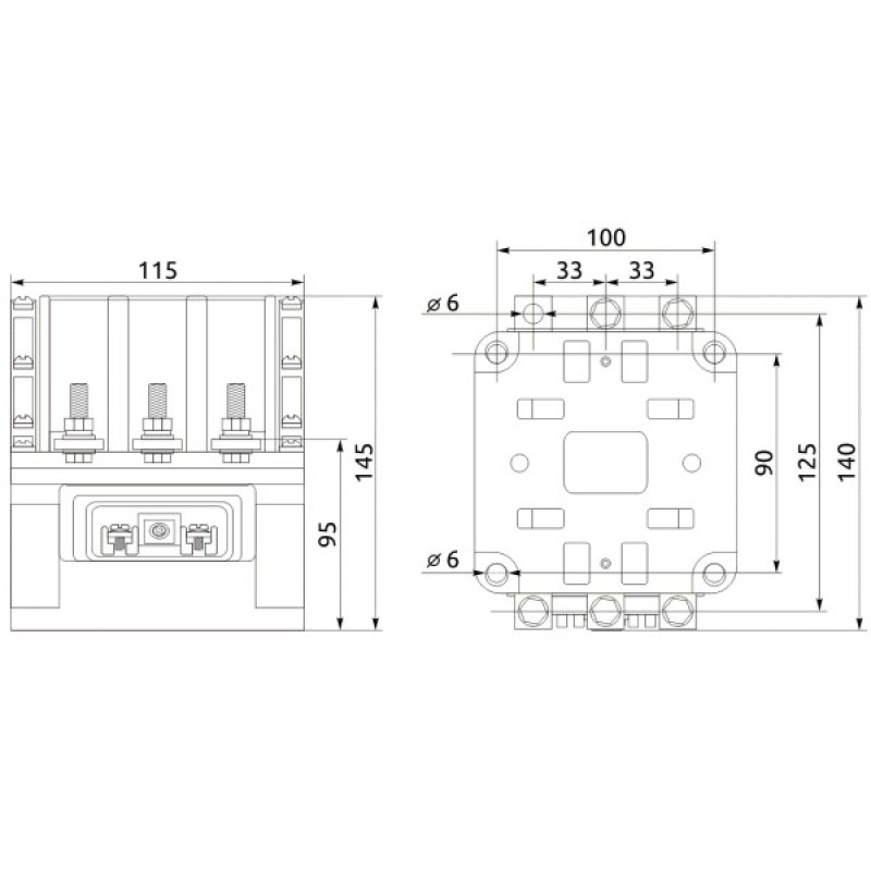 Контактор Promfactor FC-5/80А 4NO+2NC AC110В (FC50080110)