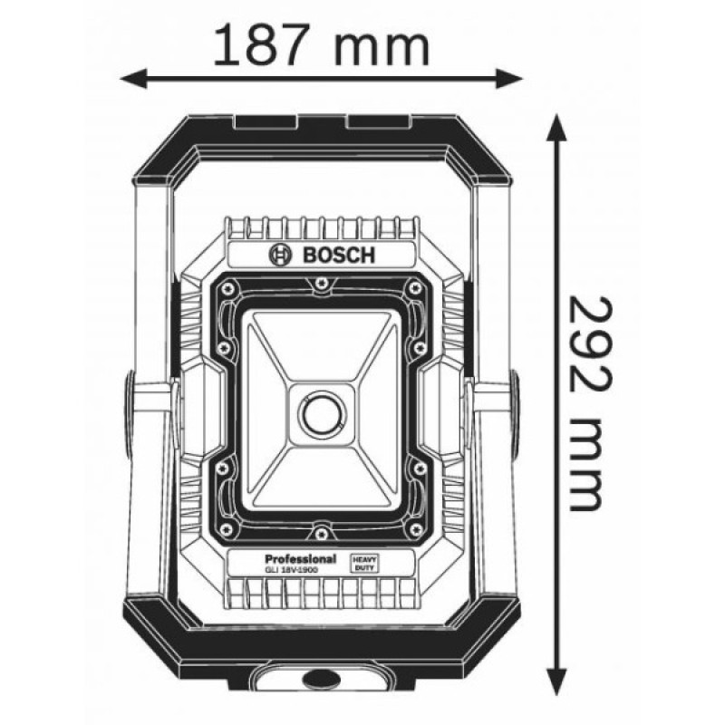 Аккумуляторный фонарь Bosch GLI 18V-1900
