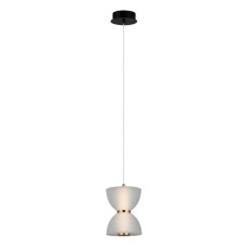 Подвесной светильник, люстра Italux PND-83949-1-BK Tica LED 1x8W 3000K 430Lm IP20 белый