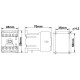 Контактор Schrack LZDC12B3 Cubico Classic 230В AC 1НO+1НЗ 5,5 кВт 12А 3Р