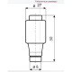 Запобіжник ETI 004323002 DIIIUQ50A/500V gR (50 kA)