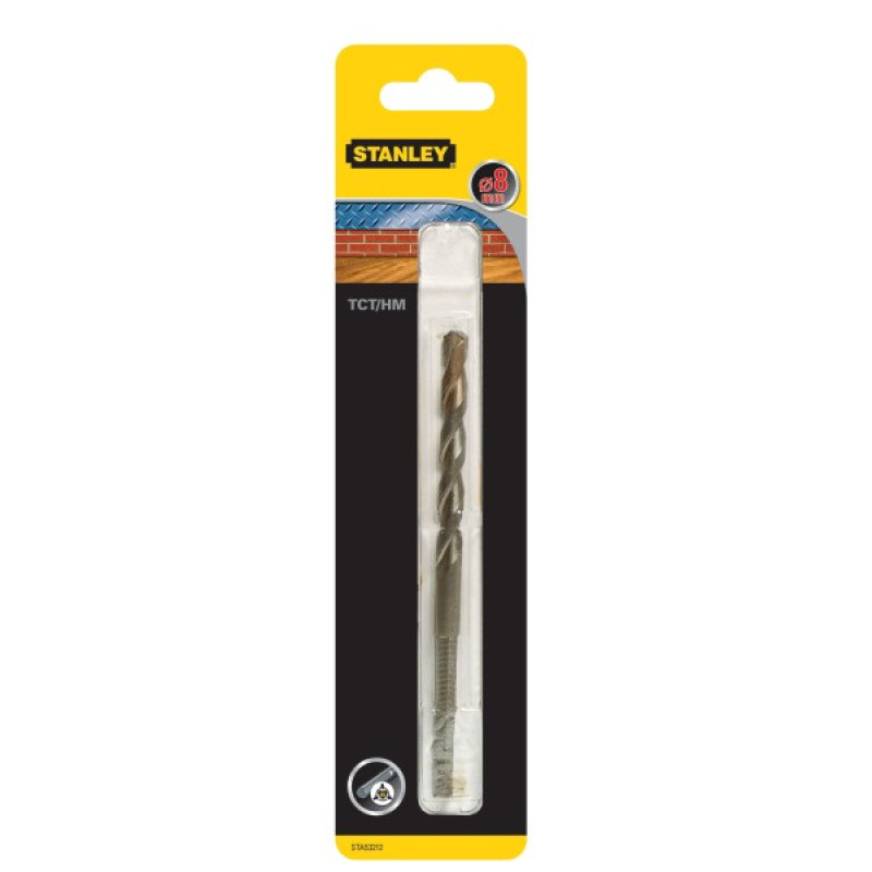 Универсальное сверло Stanley STA53212 TCT/НМ 8х134/82мм в блистере