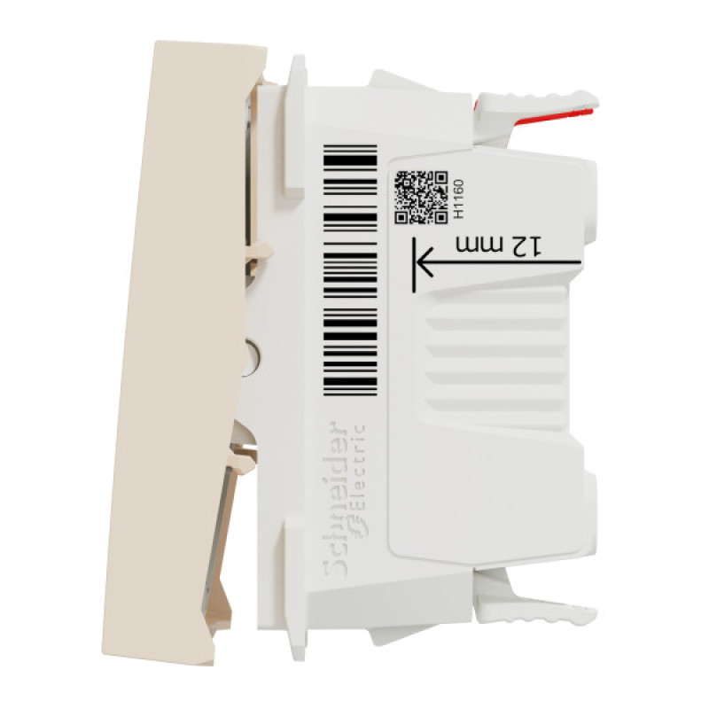Проходной выключатель Schneider Electric Unica New NU320344 10А 2м бежевый
