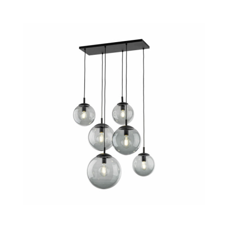 Підвісний світильник, люстра TK Lighting 5384 Esme E27 6x15W IP20 Чорний