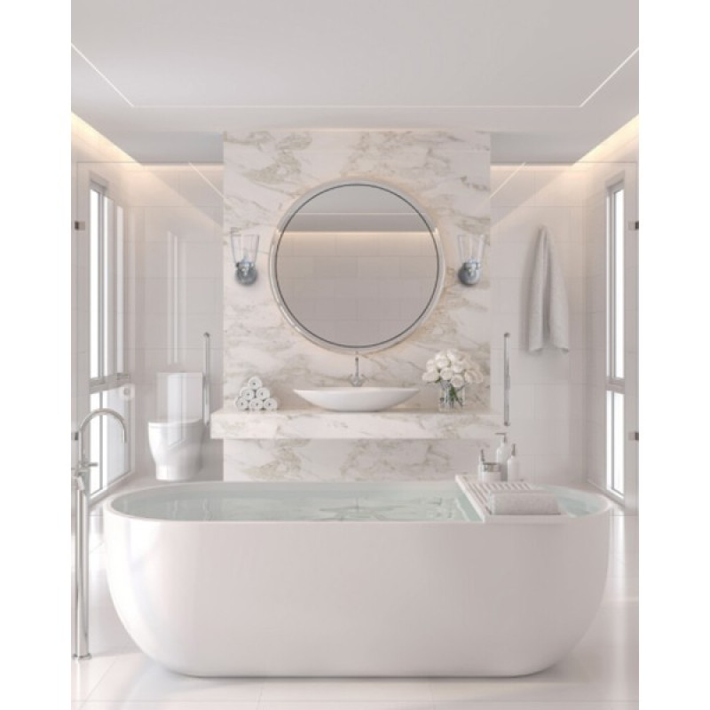 Бра для ванної, світильник Nowodvorski 9353 Bali E14 1x10W IP44 хром