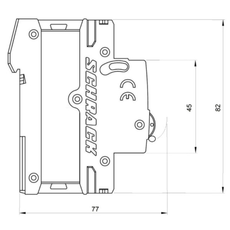 Автоматический выключатель Schrack BM617425 6кА 25А 4P х-ка C