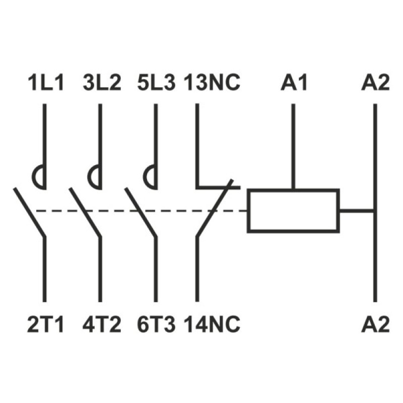 Магнітний пускач Promfactor FC-1/9А 1NC AC24В (FC11009024)