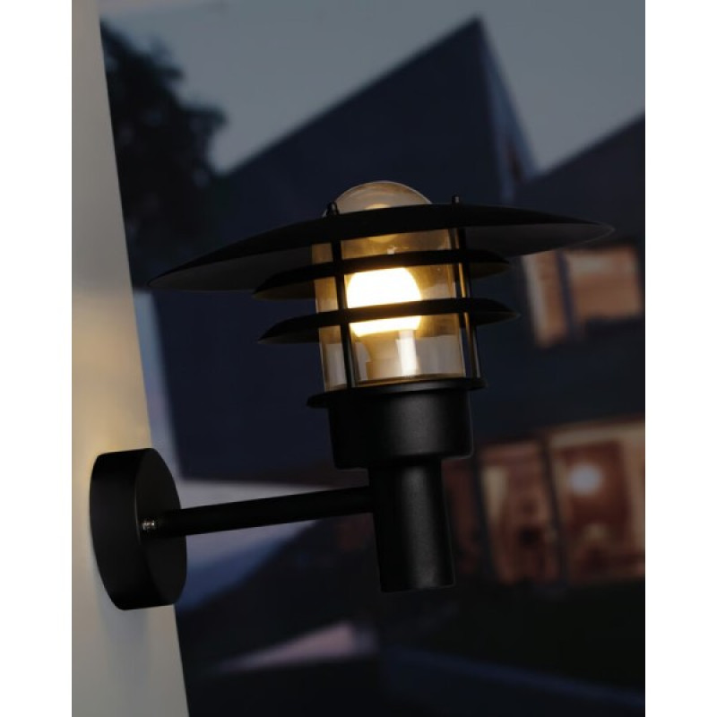 Вуличний світильник Nordlux 71411003 Lonstrup E27 1x60W IP44 чорний