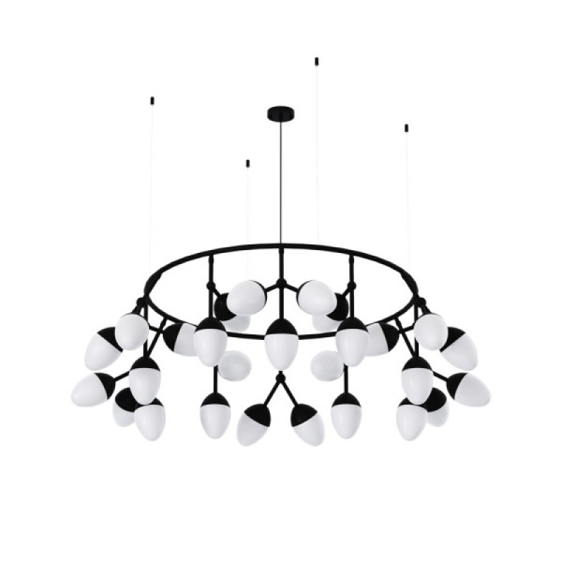 Люстра Pikart 37779-5 Burgeon E14 27x60W IP20 чорна