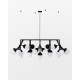 Люстра Pikart 37779-5 Burgeon E14 27x60W IP20 чорна
