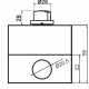 Одномісний пост керування Promfactor FP4-BOX1W6 з перемикачем "0-I"