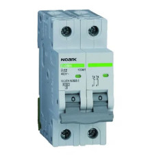 Автоматический выключатель NOARK Ex9BN 2P C25 25А 6кА C (100130)