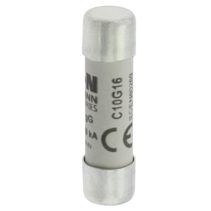 Плавкий предохранитель Eaton Moeller Cylindrical fuse 10x38 16A GG 500V AC