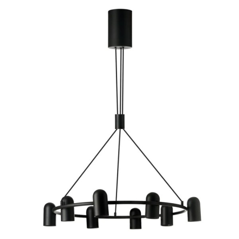 Люстра Azzardo AZ5732 Vivi GU10 8x40W IP20 чорна