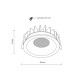 Точечный светильник TK Lighting 18127 Nexus LED 1x12W 3000K/4000K/6000K 802Lm IP20 черный