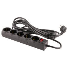 Сетевой фильтр LogicPower LP9585 LP-X5 5м Black