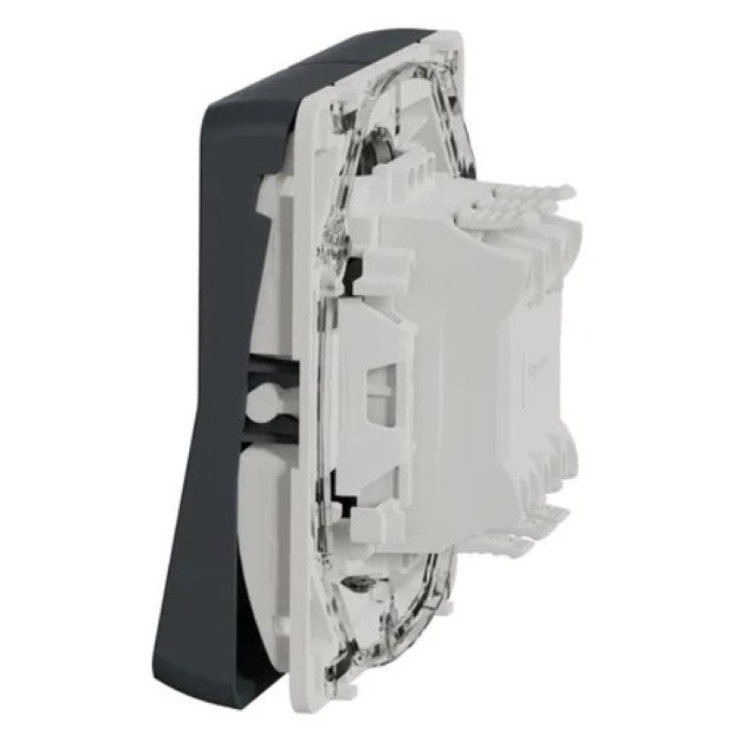 Прохідний 2-клавішний перемикач Schneider Electric MUR35019 (сх.6+6) IP55 (чорний)
