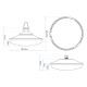 Светильник LED подвесной ДСП PIN 18W 1550Lm 5000K MW Sensor IP54 ( 174188 )