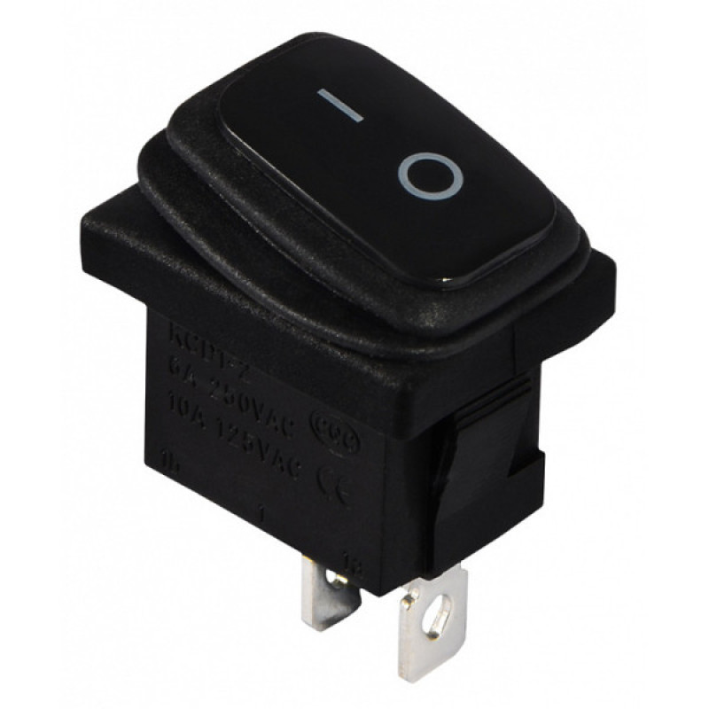 Перемикач Аско-Укрем KCD1-2-101W IP65 чорний (A0140040057)