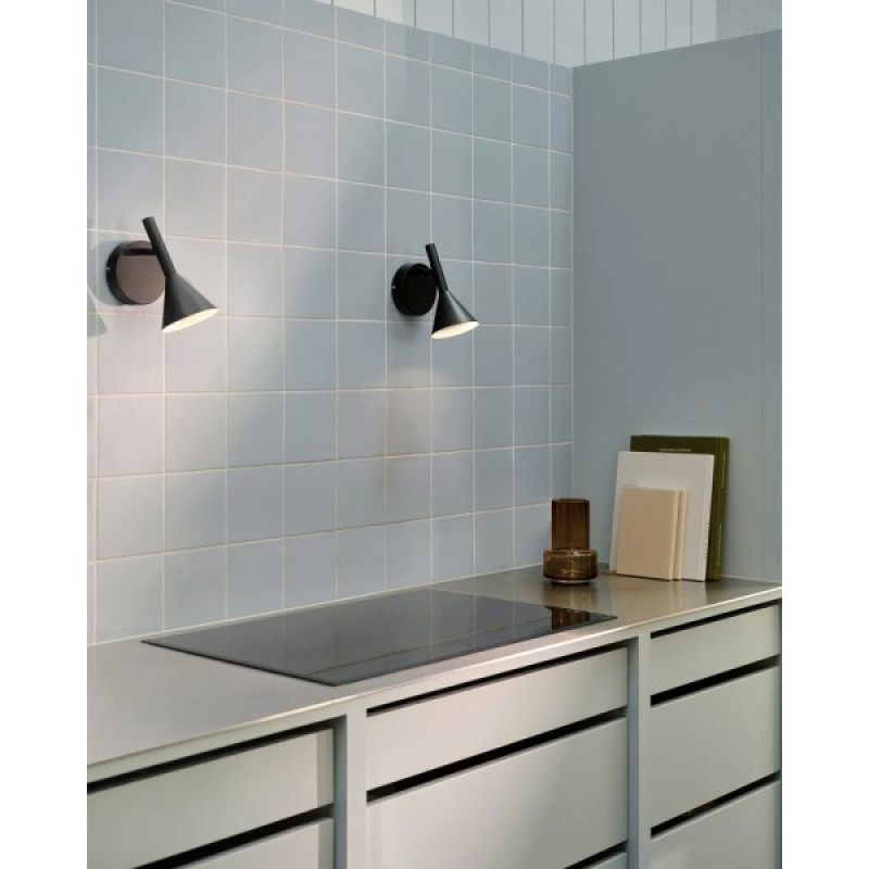 Бра, настінний світильник Nordlux 2612741003 Kelvis GU10 1x12W IP20 чорний