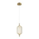 Підвісний світильник, люстра Italux PND-81438-1B-GD Corado LED 1x10W 3000K 1050Lm IP20 золотий