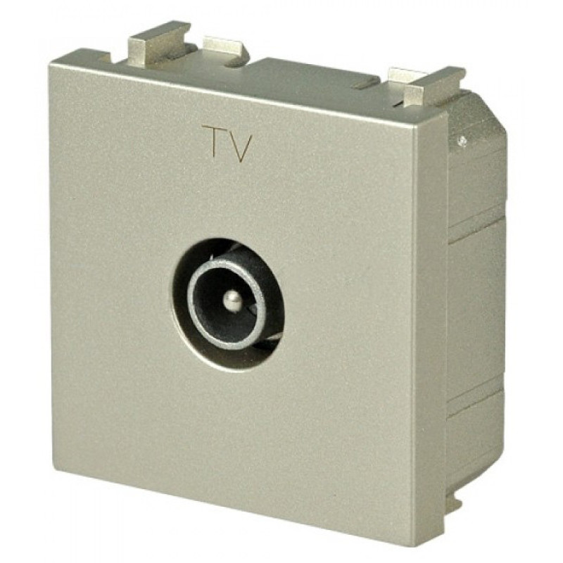 TV розетка ABB Zenit N2250.7 CV 2М (шампань)