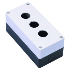 Корпус кнопкового поста CNC LAY5-3 3 місця IP10 білий (Б00030662)