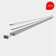 LED-профиль MLG LP1608B1 с рассеивателем, 2 метра