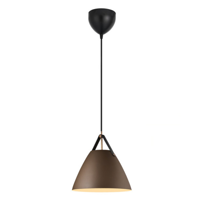 Підвісний світильник, люстра Nordlux 84333009 Strap E27 1x40W IP20 коричневий