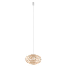 Подвесной светильник, люстра Nowodvorski 11153 Rattan S E27 1x25W IP20 бежевый