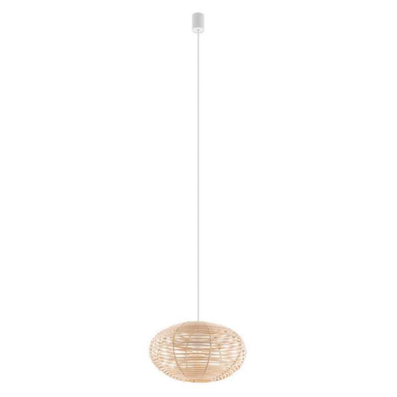 Подвесной светильник, люстра Nowodvorski 11153 Rattan S E27 1x25W IP20 бежевый