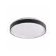 Люстра с пультом светодиодная, потолочный светильник Goldlux 326669 Jadwiga 40 Led 1x48W 3000K-6000K 5300Lm IP44 Bk